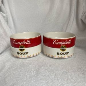 Campbell's Classic Red & White Stackable Soup Bowls